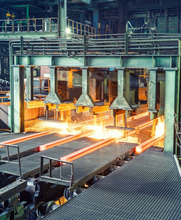 progettazione, ingegneria e fornitura di impianti per la produzione di ferro, acciaio, laminati